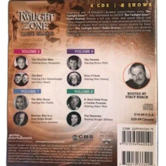 The Twilight Zone . Radio Dramas . Collections 1 & 2 (8) CD's . (16) Shows - Picture 7 of 8